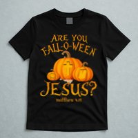Are You Fall O Ween Jesus Christian Halloween Pumpkin T-Shirt