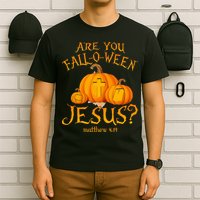 Are You Fall O Ween Jesus Christian Halloween Pumpkin T-Shirt
