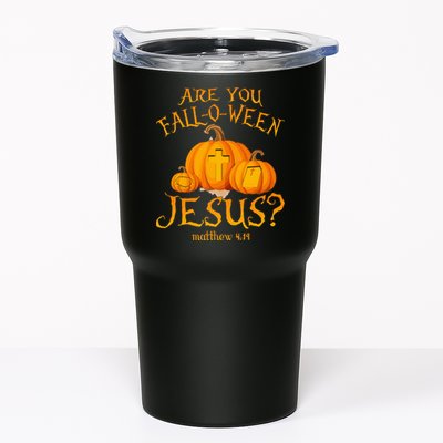 Are You Fall O Ween Jesus Christian Halloween Pumpkin Tumbler
