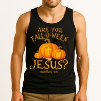 Are You Fall O Ween Jesus Christian Halloween Pumpkin Tank Top