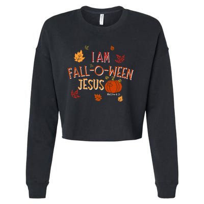 Are You Fall O Ween Jesus Matthew 419 Funny Halloween Gifts Cropped Pullover Crew