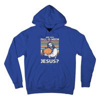 Are You Falloween Jesus Christian Halloween Pumpkin Hoodie