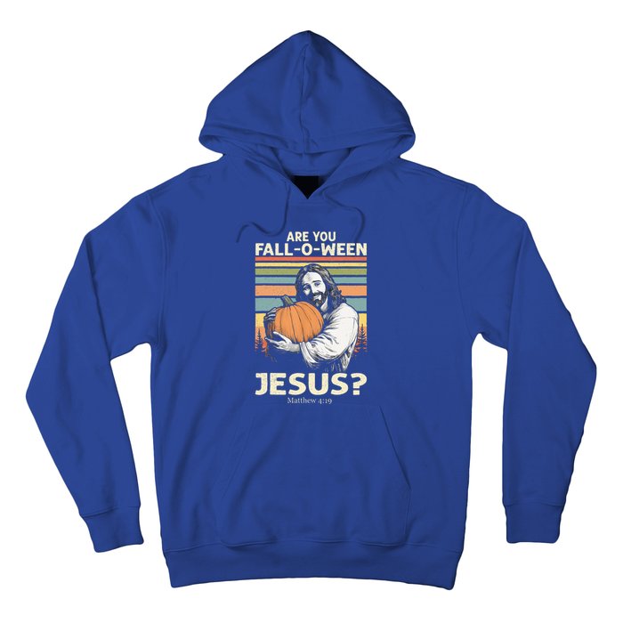 Are You Falloween Jesus Christian Halloween Pumpkin Hoodie