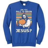 Are You Falloween Jesus Christian Halloween Pumpkin Sweatshirt