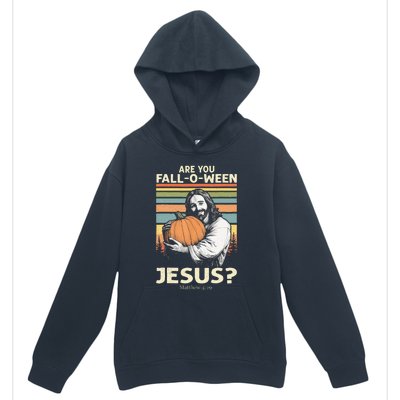 Are You Falloween Jesus Christian Halloween Pumpkin Urban Pullover Hoodie