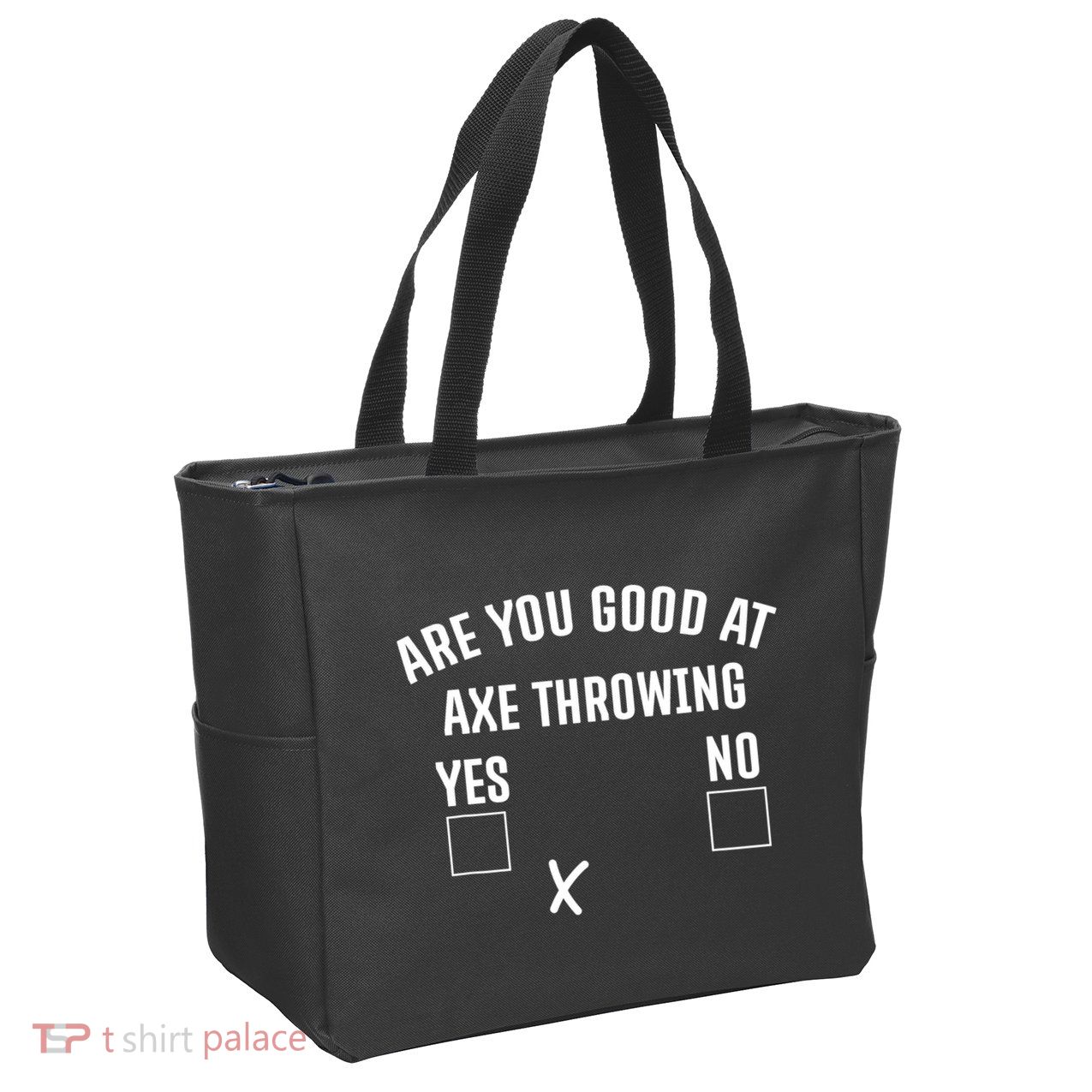 Are You Good At Axe Throwing? Zip Tote Bag