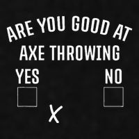 Are You Good At Axe Throwing Axe Launcher Ladies PosiCharge Tri-Blend Wicking Tank