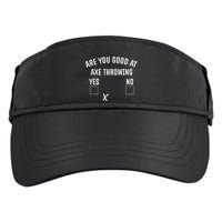 Are You Good At Axe Throwing Axe Launcher Adult Drive Performance Visor