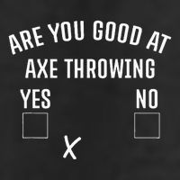 Are You Good At Axe Throwing Axe Launcher Adult Drive Performance Visor
