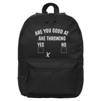Are You Good At Axe Throwing Axe Launcher 16 in Basic Backpack