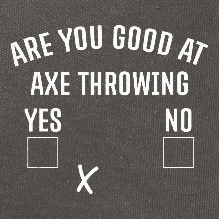 Are You Good At Axe Throwing Axe Launcher Cotton Canvas Backpack