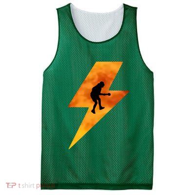 Angus Young High Voltage Mesh Reversible Basketball Jersey Tank