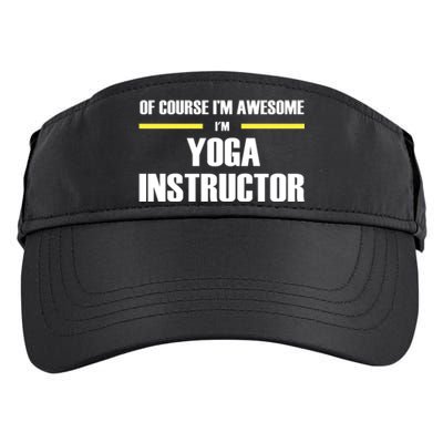 Awesome Yoga Instructor Gift Adult Drive Performance Visor