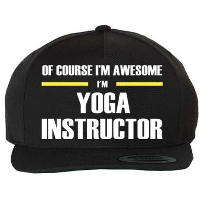 Awesome Yoga Instructor Gift Wool Snapback Cap