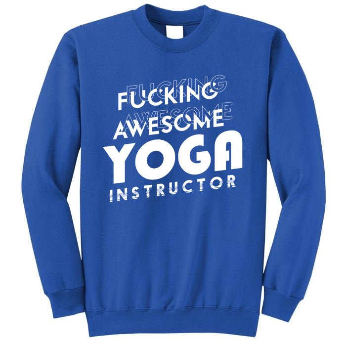 Awesome Yoga Instructor Gift Cute Gift Sweatshirt