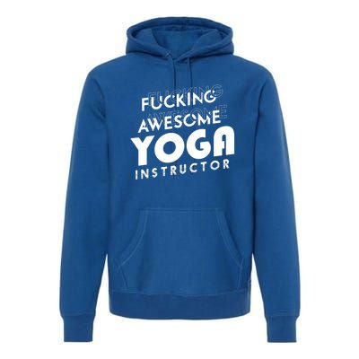 Awesome Yoga Instructor Gift Cute Gift Premium Hoodie