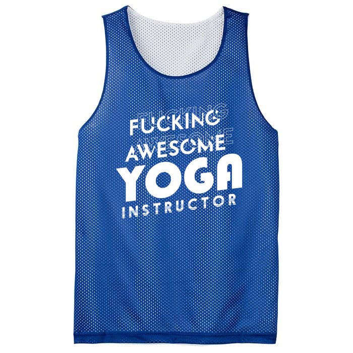 Awesome Yoga Instructor Gift Cute Gift Mesh Reversible Basketball Jersey Tank