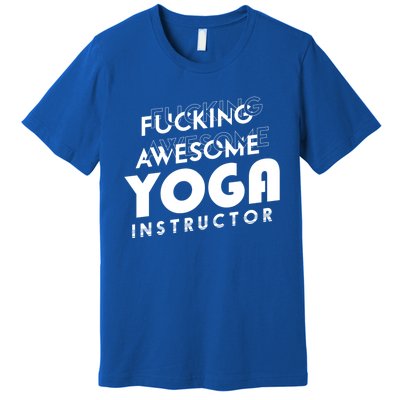 Awesome Yoga Instructor Gift Cute Gift Premium T-Shirt