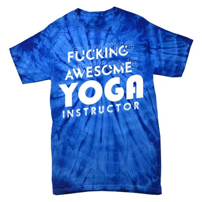 Awesome Yoga Instructor Gift Cute Gift Tie-Dye T-Shirt