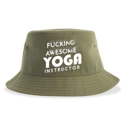 Awesome Yoga Instructor Gift Cute Gift Sustainable Bucket Hat