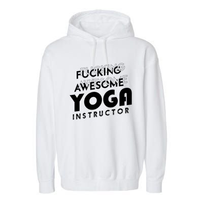 Awesome Yoga Instructor Gift Cute Gift Garment-Dyed Fleece Hoodie