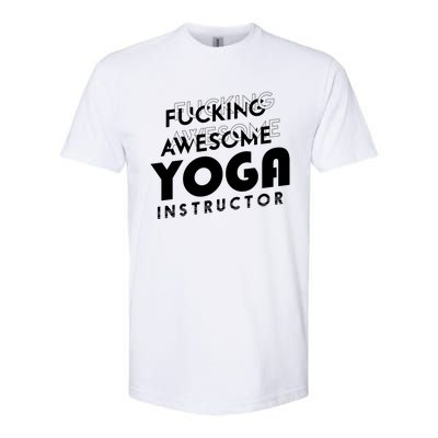 Awesome Yoga Instructor Gift Cute Gift Softstyle CVC T-Shirt