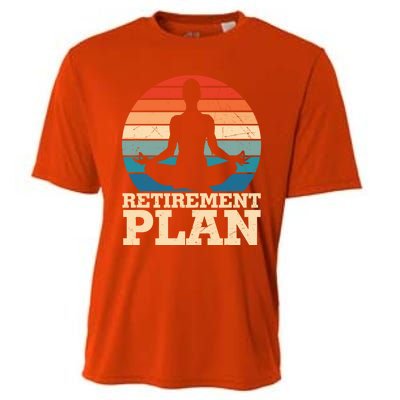 Acro Yoga Is My Retiret Plan Training Pranayama Joga Gift Cooling Performance Crew T-Shirt