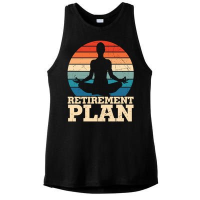 Acro Yoga Is My Retiret Plan Training Pranayama Joga Gift Ladies PosiCharge Tri-Blend Wicking Tank