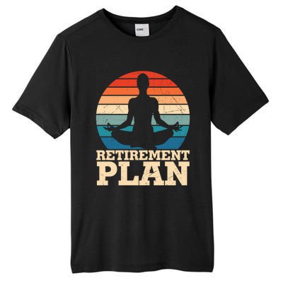 Acro Yoga Is My Retiret Plan Training Pranayama Joga Gift Tall Fusion ChromaSoft Performance T-Shirt