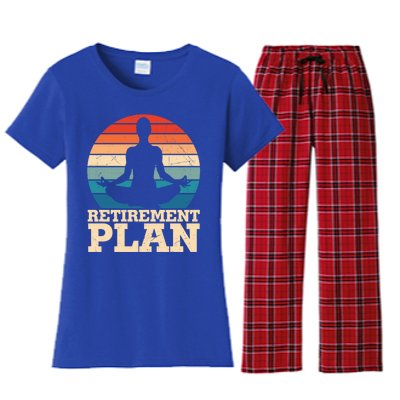 Acro Yoga Is My Retiret Plan Training Pranayama Joga Gift Women's Flannel Pajama Set