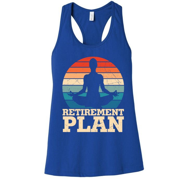 Acro Yoga Is My Retiret Plan Training Pranayama Joga Gift Women's Racerback Tank