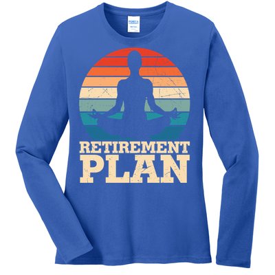 Acro Yoga Is My Retiret Plan Training Pranayama Joga Gift Ladies Long Sleeve Shirt