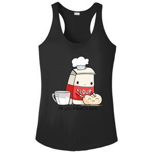 All You Knead Is Love Ladies PosiCharge Competitor Racerback Tank