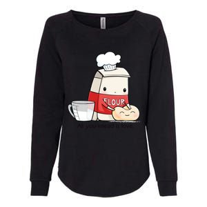 All You Knead Is Love Womens California Wash Sweatshirt