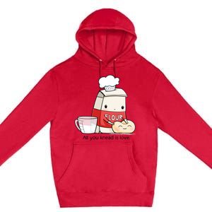 All You Knead Is Love Premium Pullover Hoodie