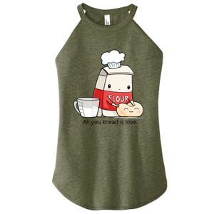 All You Knead Is Love Women's Perfect Tri Rocker Tank