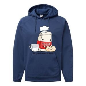 All You Knead Is Love Performance Fleece Hoodie