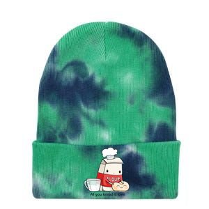 All You Knead Is Love Tie Dye 12in Knit Beanie