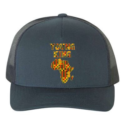 African Young King Yupoong Adult 5-Panel Trucker Hat