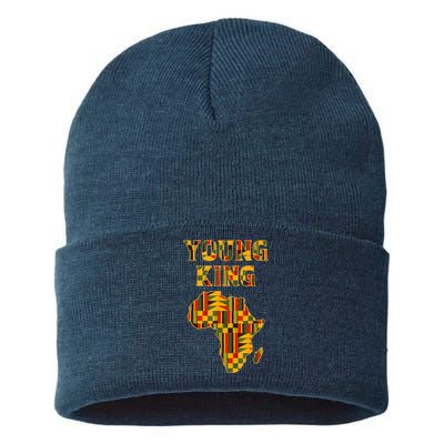 African Young King Sustainable Knit Beanie