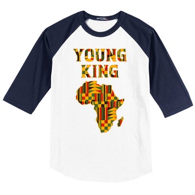 African Young King Baseball Sleeve Shirt