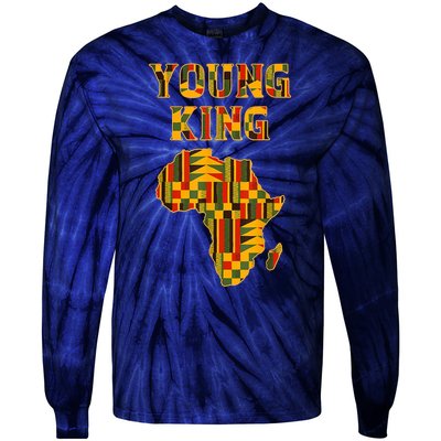 African Young King Tie-Dye Long Sleeve Shirt