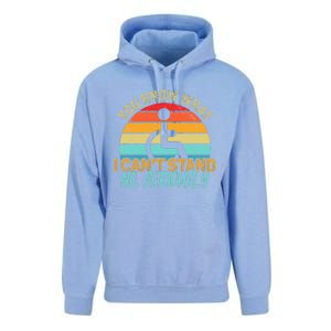 Amputee You Know What I Can't Stand Wheelchair Amputation Unisex Surf Hoodie