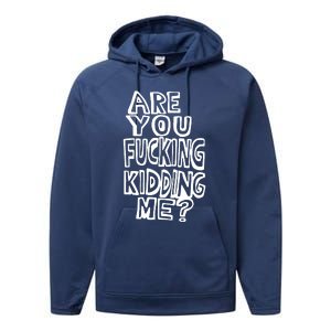 Are You Kidding Me Performance Fleece Hoodie