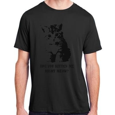 Are You Kitten Me Right Meow Adult ChromaSoft Performance T-Shirt