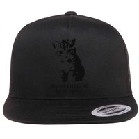 Are You Kitten Me Right Meow Flat Bill Trucker Hat