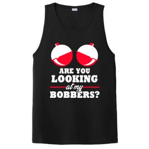 Are You Looking At My Bobbers? Funny Fishing Gifts For Wo PosiCharge Competitor Tank