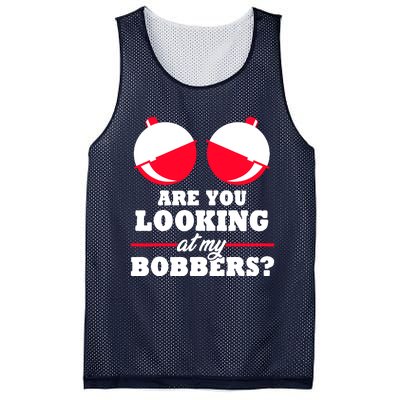 Are You Looking At My Bobbers? Funny Fishing Gifts For Wo Mesh Reversible Basketball Jersey Tank