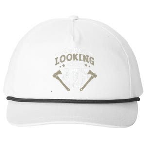 Are You Looking At My Axe For A Axe Thrower Axe Throwing Snapback Five-Panel Rope Hat