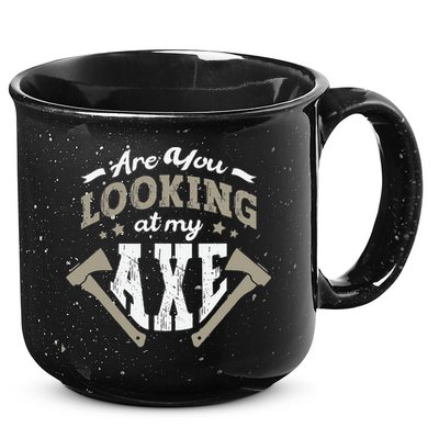Are You Looking At My Axe For A Axe Thrower Axe Throwing 15oz Campfire Ceramic Mug